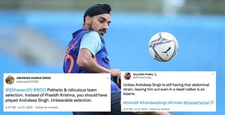 IND vs WI 2022: "We haven't got a replacement of Zak till now" - Twitterati fume as India leave out Arshdeep Singh from 3rd ODI