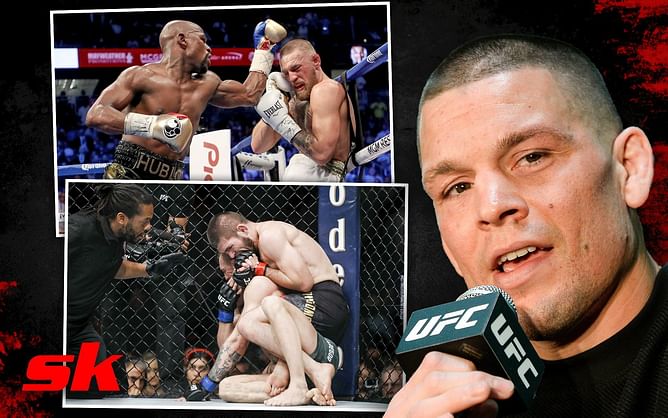 "He could've got better but he dissed me" - Nate Diaz says Conor McGregor would've done better against Khabib Nurmagomedov and Floyd Mayweather with his help