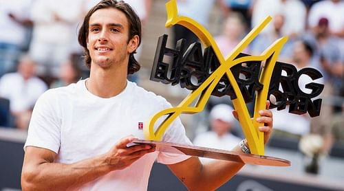 Lorenzo Musetti won his first ATP title in Hamburg on Sunday