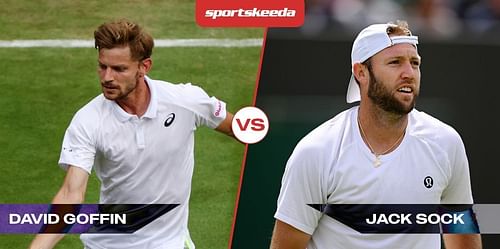 Jack Sock will take on David Goffin in the first round of the Citi Open in Washington, D.C.