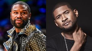 Watch: Floyd Mayweather spotted at Usher concert ahead of his next exhibition bout