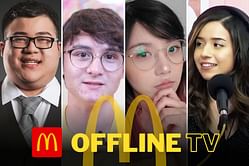 Fast-food chain Mcdonald's partners with gaming organization OfflineTV as food and beverage sponsor