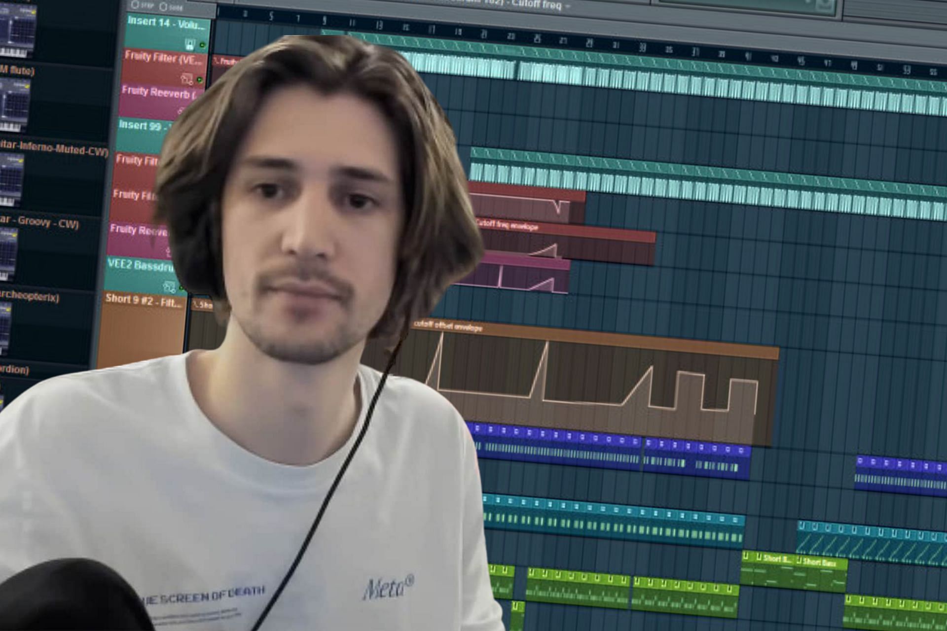 xQc has started to learn how to produce electronic music on FL Studio (Image via Sportskeeda)