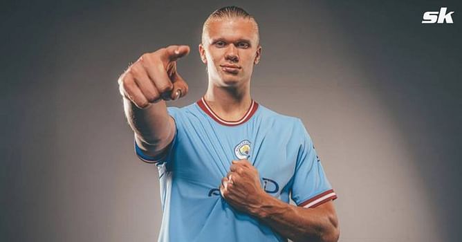 “I will not be boring” – Erling Haaland makes first speech as Manchester City teammates hilariously welcome him with iconic song