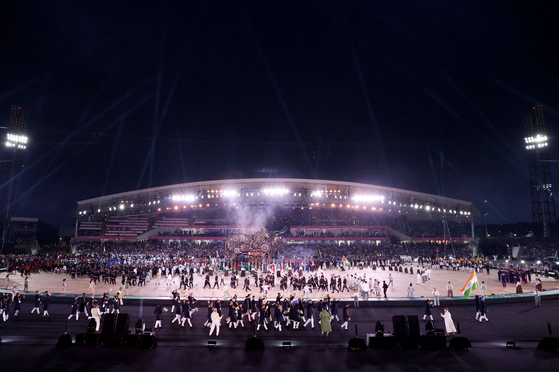 An overview of the Indian contingent at the Alexander Stadium. (PC: Getty)