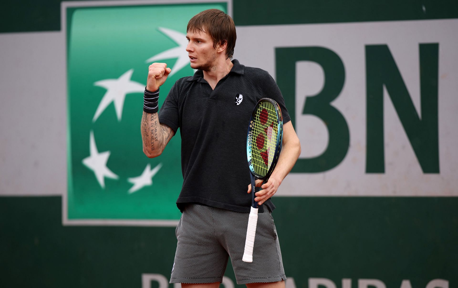Alexander Bublik at the 2022 French Open