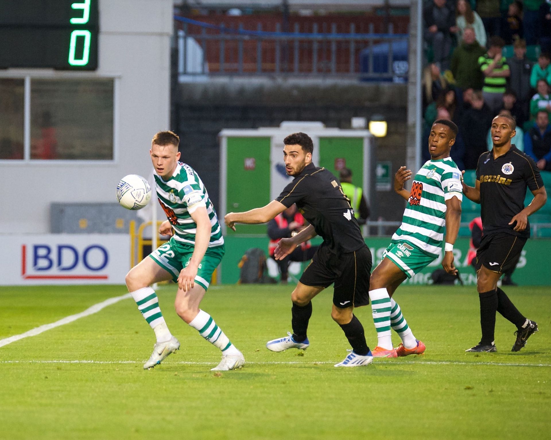 Shamrock Rovers take on Hibernians in their UEFA Champions League qualifying fixture on Tuesday
