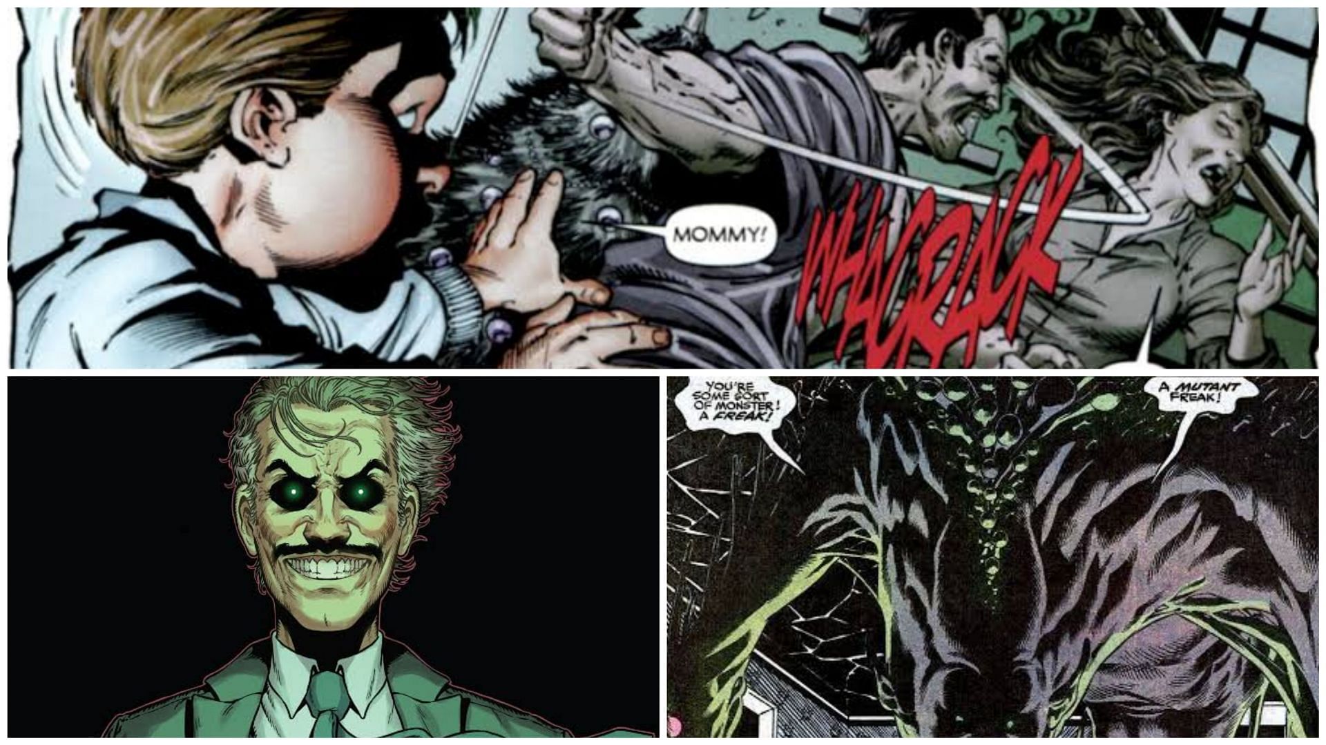 Snippets of Brian Banner from the Comics (Images via Marvel Comics)