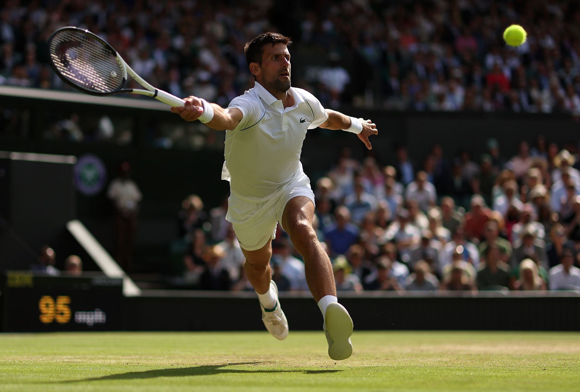 Novak Djokovic is into the Wimbledon semifinals