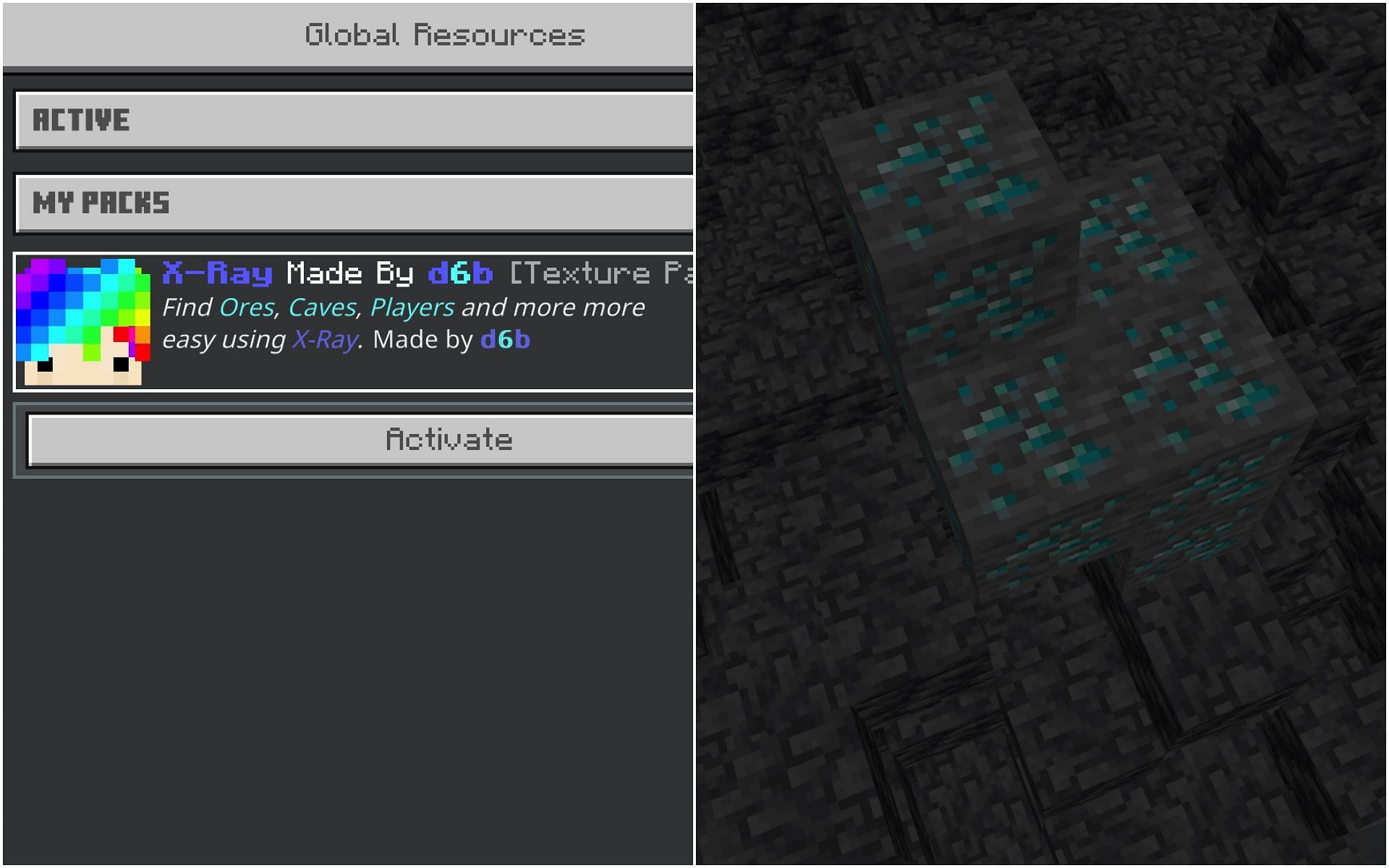 Ore Outline for Minecraft Pocket Edition 1.20