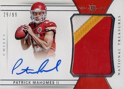 patrick mahomes jersey card