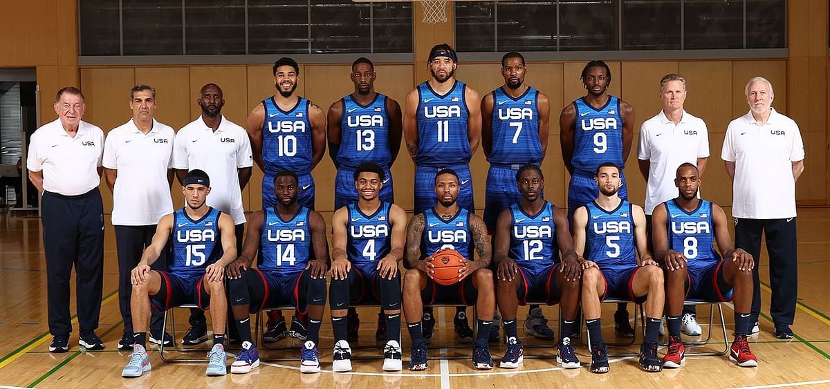 USA Men's Olympic Basketball Gold Medal Wins