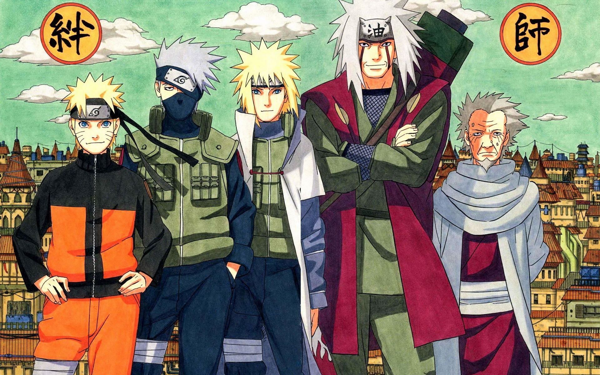 Students and masters in Naruto (Image via Studio Pierrot)