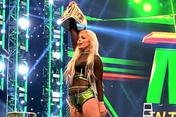 Liv Morgan reacts to viral video of WWE commentary team announcing her title win