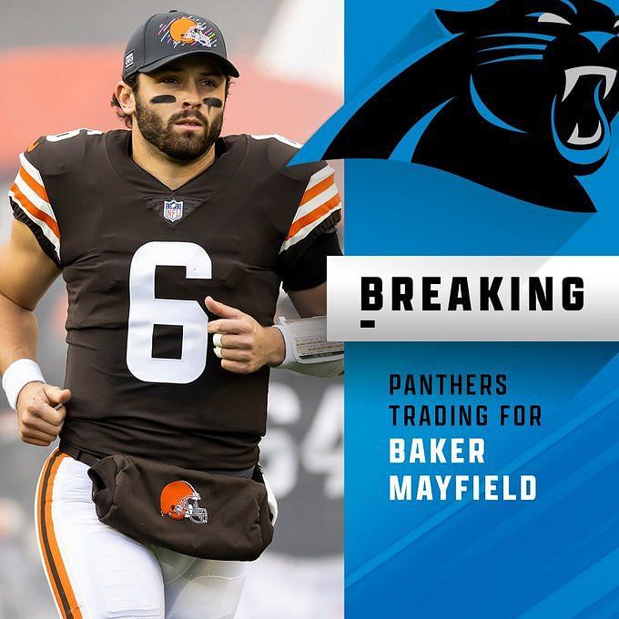 Baker Mayfield's wife, Emily, celebrates first win with Panthers