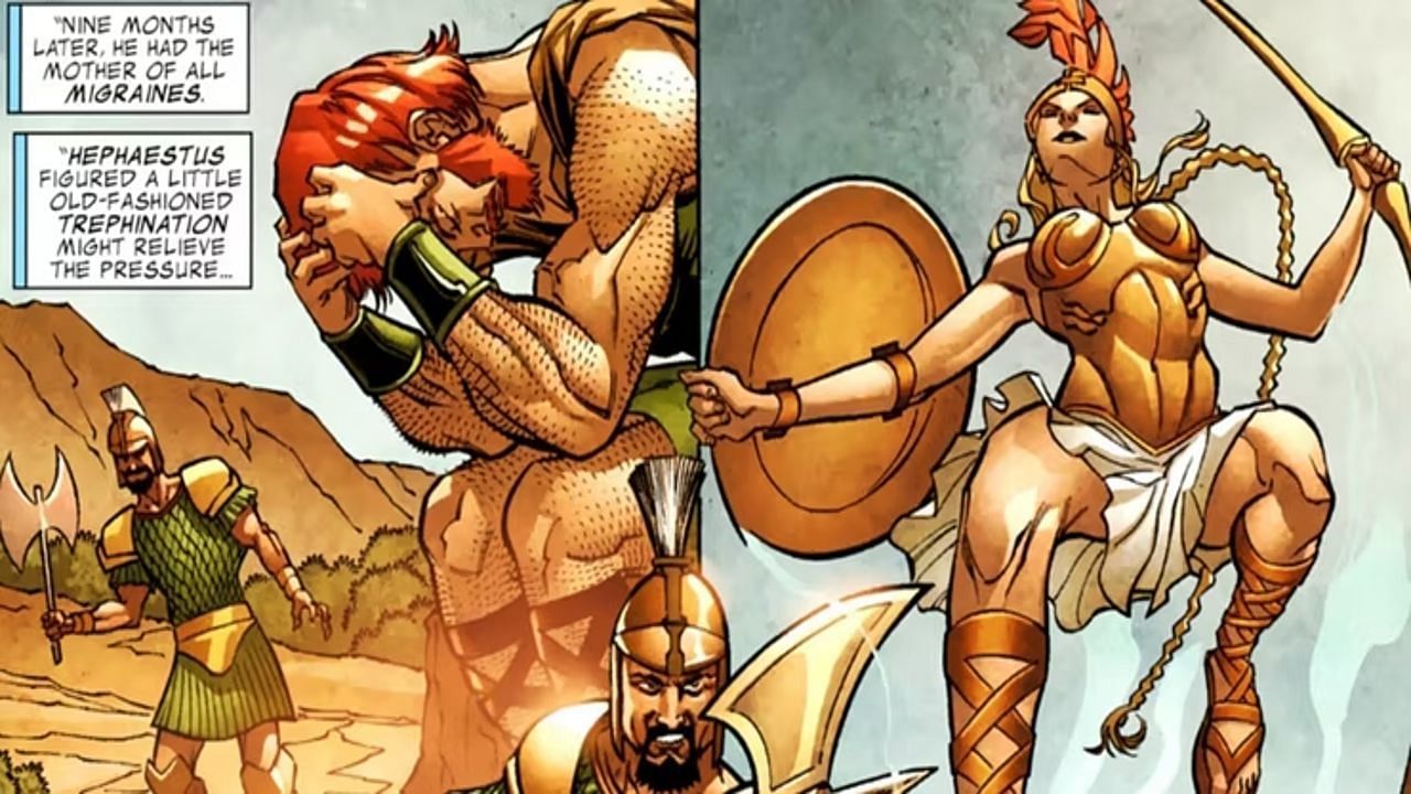 The daughter of Zeus and Metis (Image via Marvel Comics)