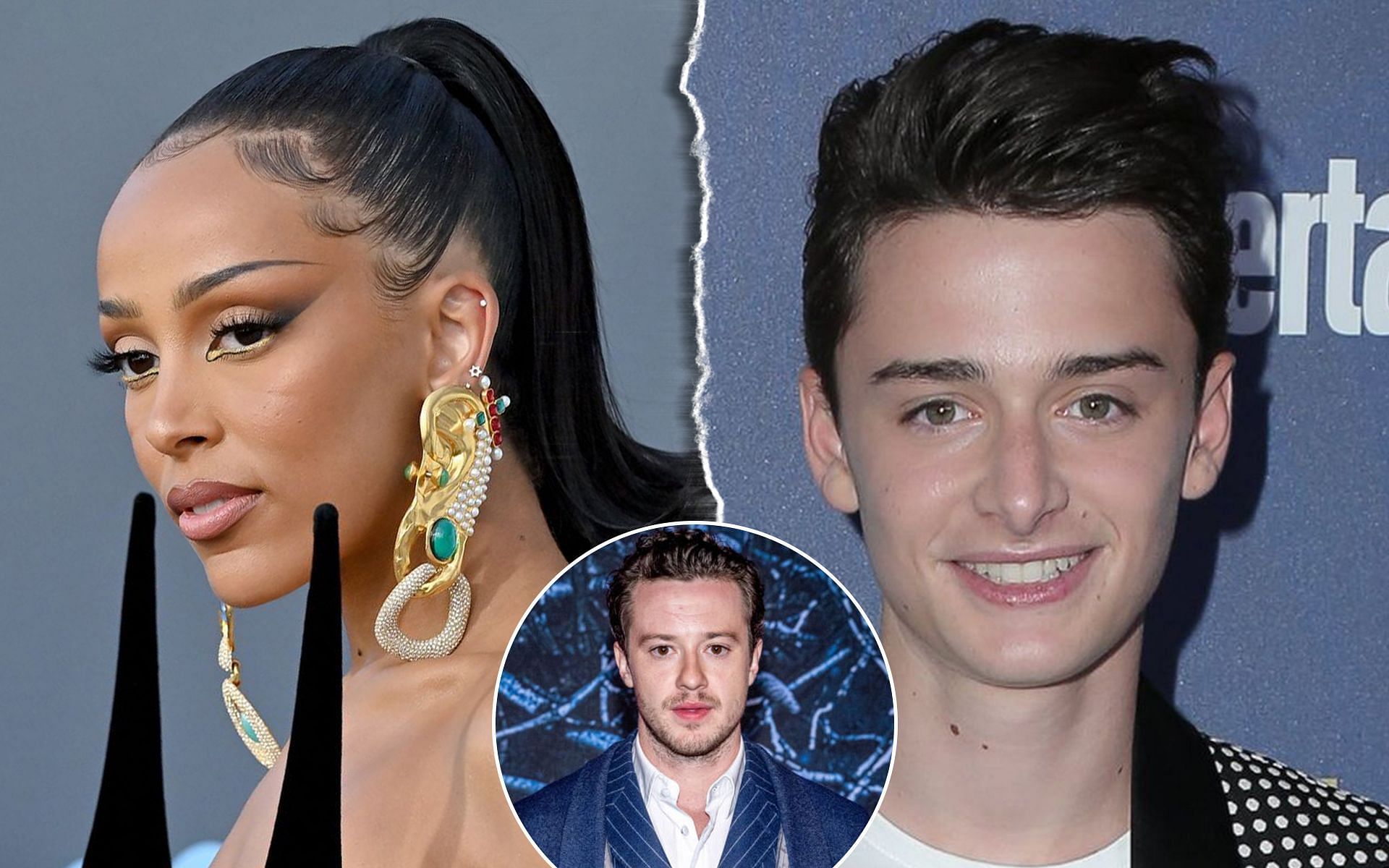 Doja Cat addresses Joseph Quinn tweet and Noah Schnapp leaking her messages on Instagram live (Images via Getty Images)