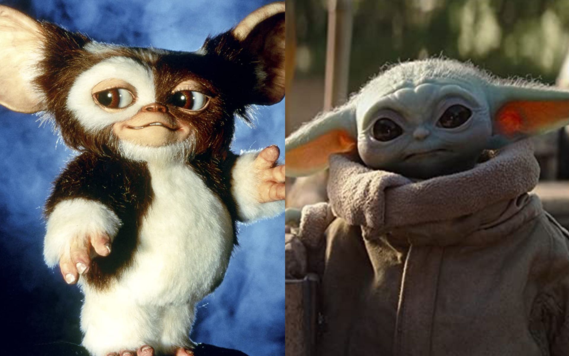 Gizmo and Baby Yoda (Images via IMDb)