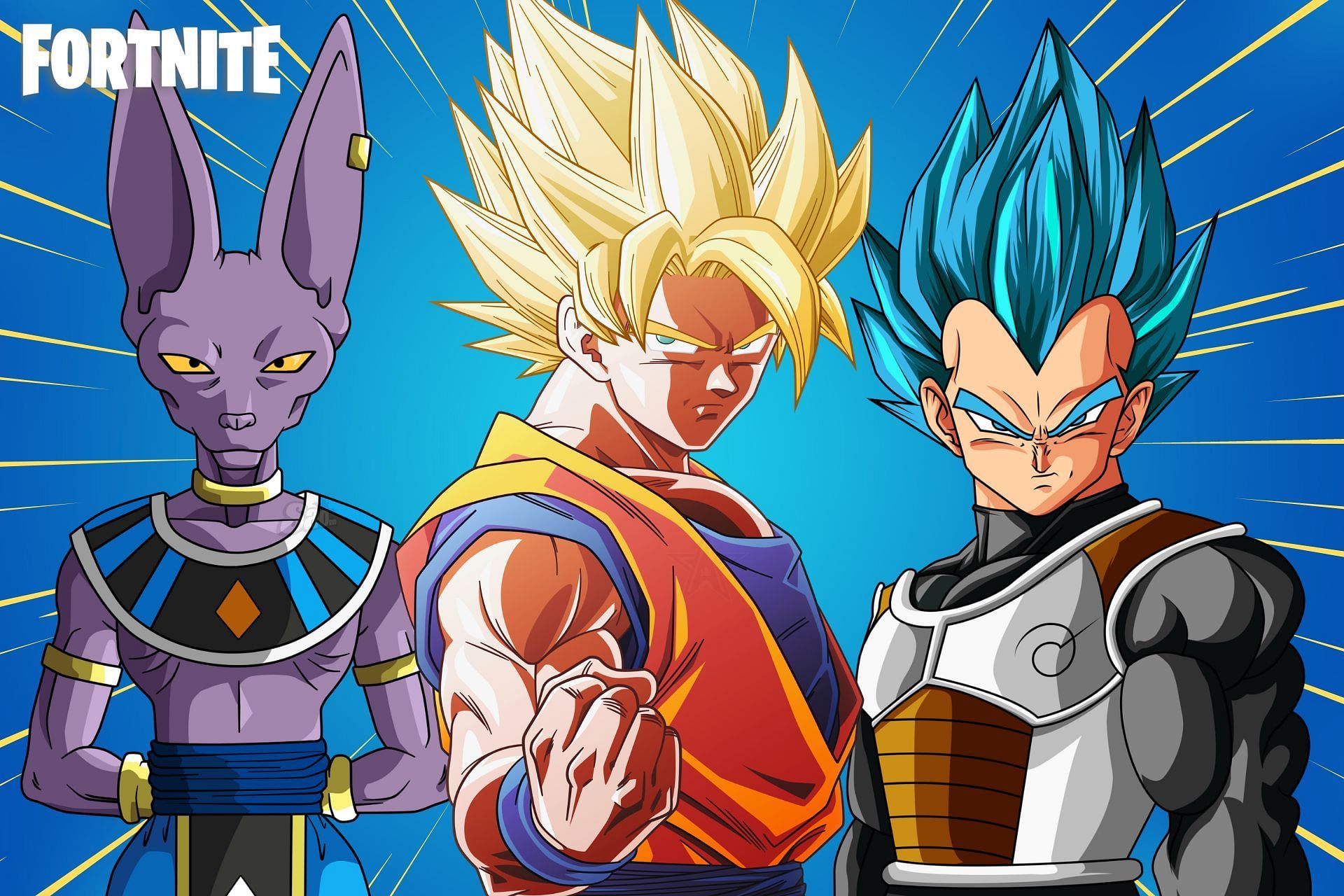 Beerus confirmed as a skin for the Dragon Ball collaboration in Fortnite Chapter 3 (Image via Sportskeeda)