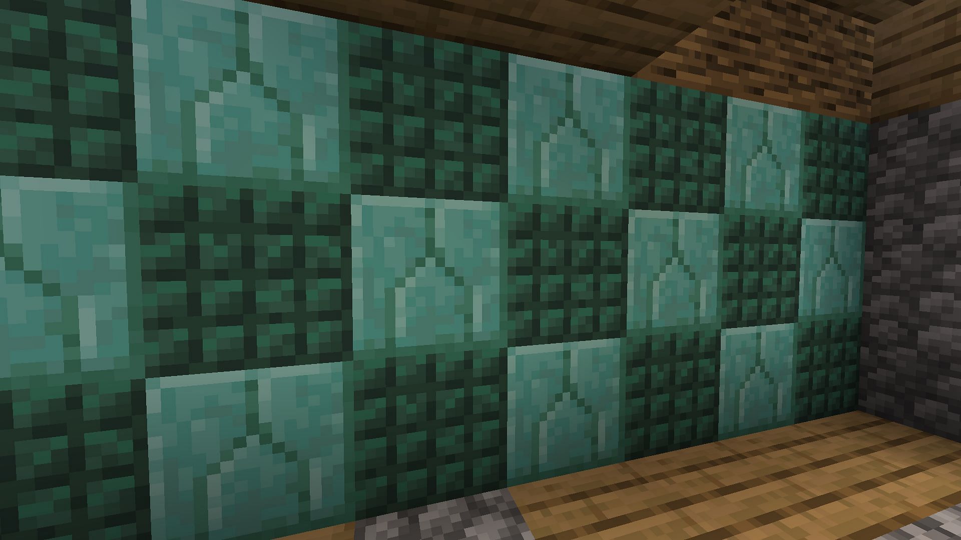 Prismarine wall (Image via Minecraft 1.19 update)