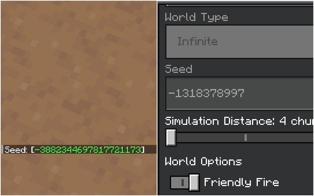 How to find your world seed on Minecraft