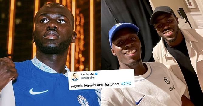 "Agent Mendy and Jorgi", "Best defence in Europe" - Chelsea fans celebrate the signing of Kalidou Koulibaly