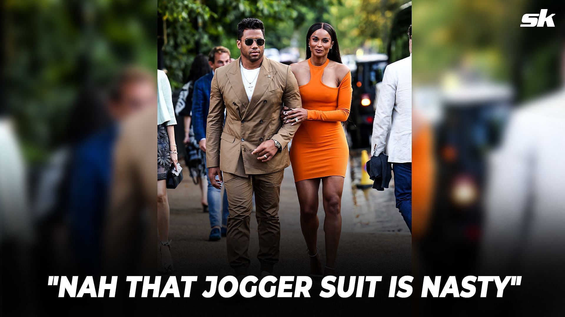 Fans react to Russell Wilson&#039;s jogger suit