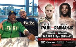 Tyson Fury's trainer reveals he trained Jake Paul's "athletic" opponent Hasim Rahman Jr