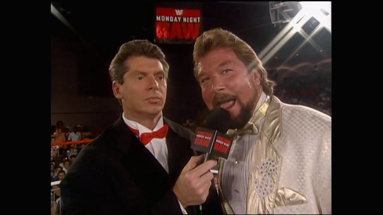 Vince interviews DiBiase during Monday Night RAW