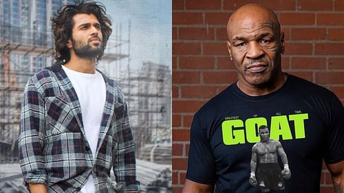 Vijay Deverakonda (left ), Mike Tyson (right) [Image credits: @thedeverakonda and @miketyson on Instagram]