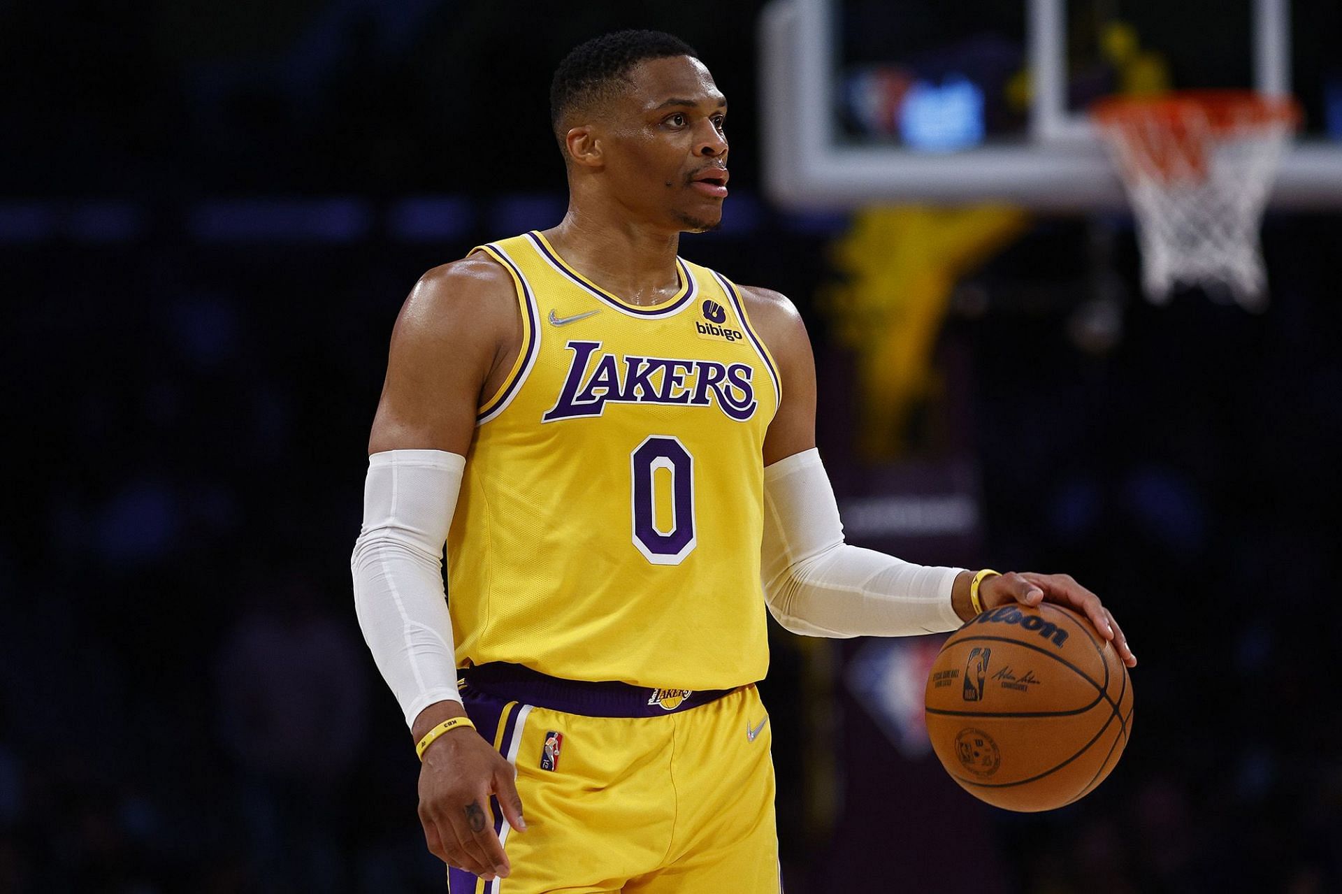 The LA Lakers are out of options moving Russell Westbrook without attaching at least one future first-round pick. [Photo: New York Post]