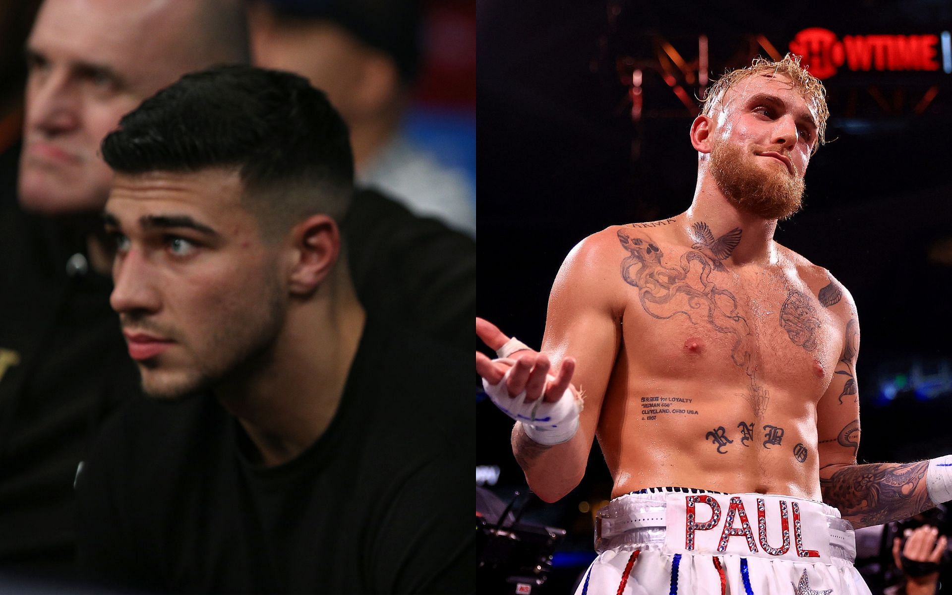 Tommy Fury (left) and Jake Paul (right) (Image credits Getty Images)