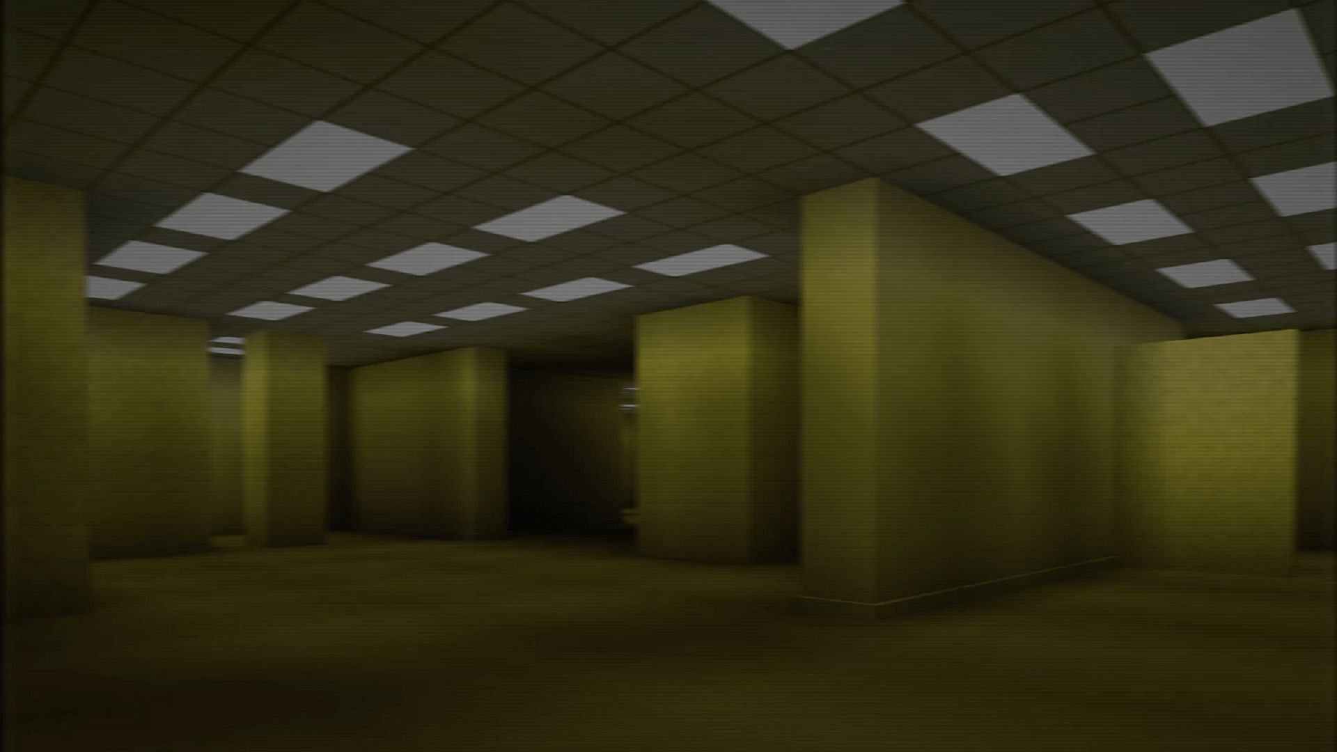 The Backrooms remade in Minecraft (Image via VHSvince/PlanetMinecraft)