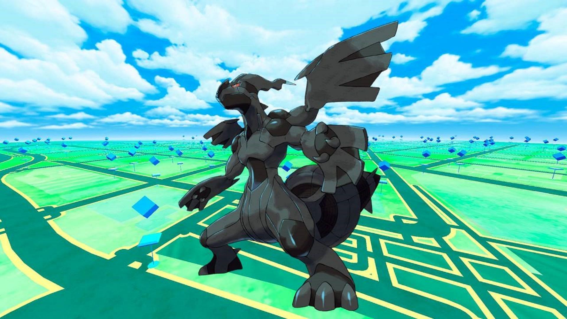 Zekrom is the mascot of Pokemon White Version (Image via Niantic)