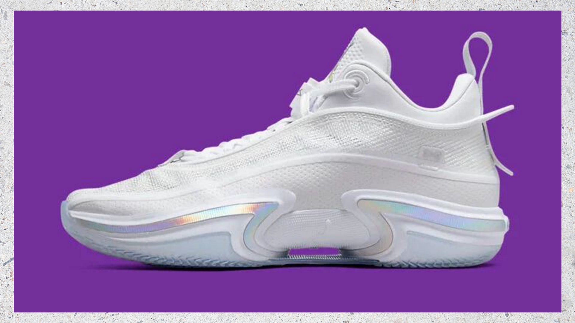 air jordan white iridescent