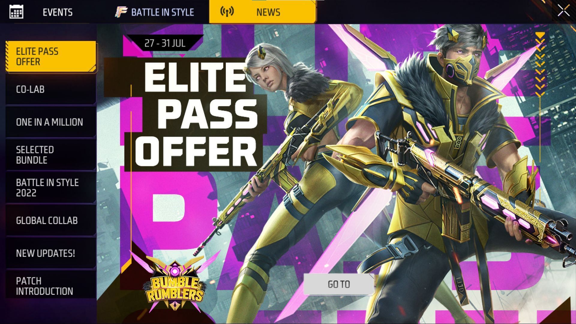 Garena Free Fire MAX Redeem Codes for July 25: Win PARAFAL and