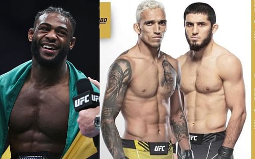 Aljamain Sterling (left), Charles Oliveira vs. Islam Makhachev (right) [Image courtesy of @charlesdobronx on Instagram]