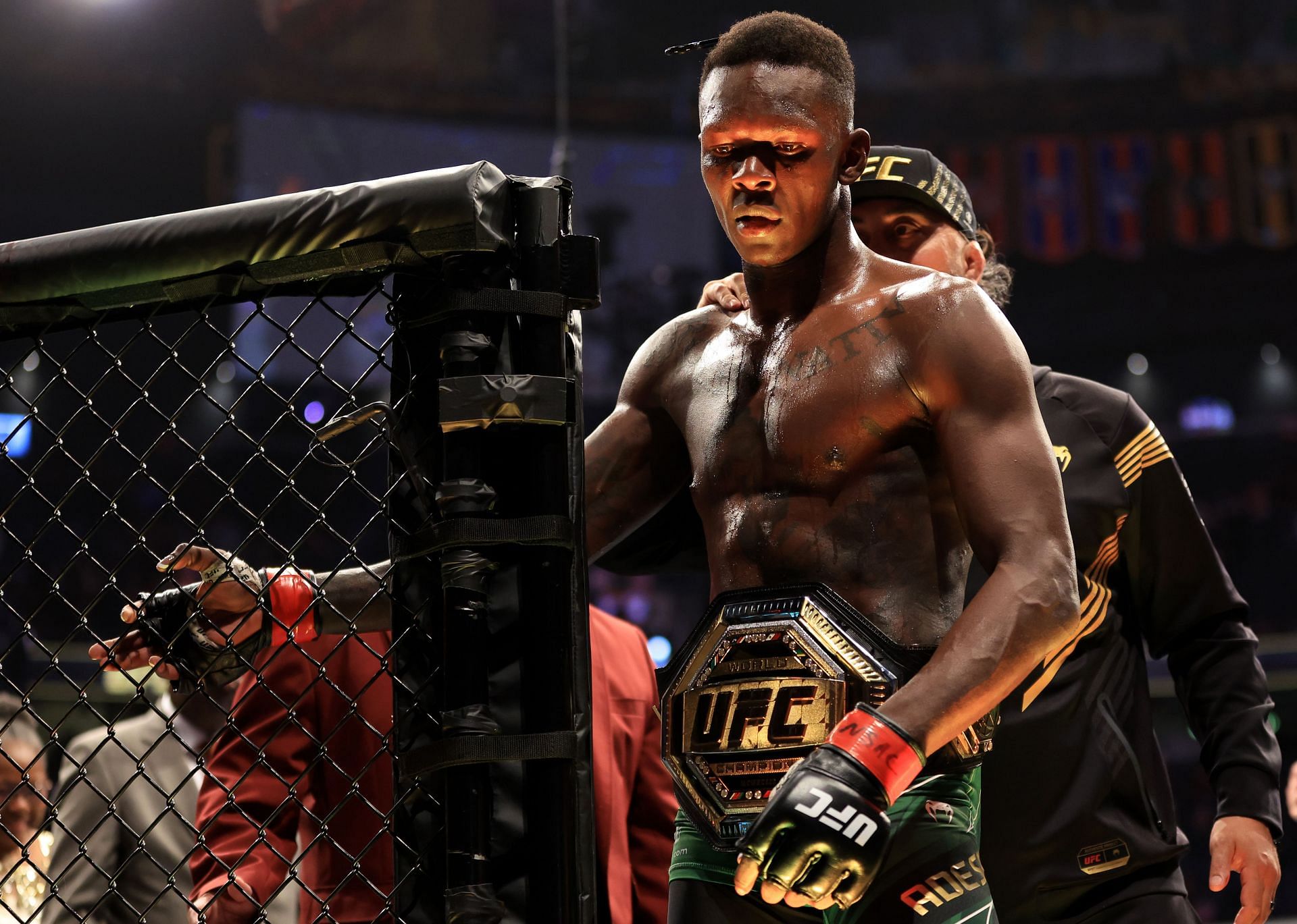 Israel Adesanya at UFC 276: Adesanya v Cannonier