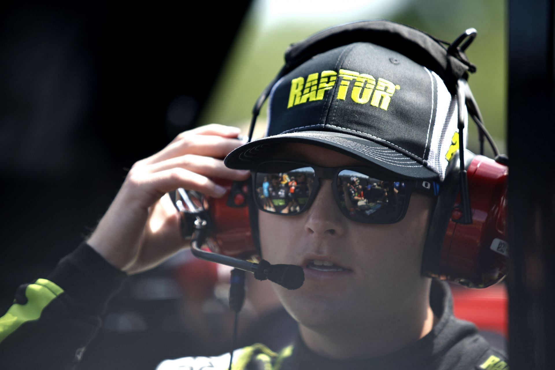 Byron looks on during practice for the NASCAR Cup Series Kwik Trip 250 at Road America