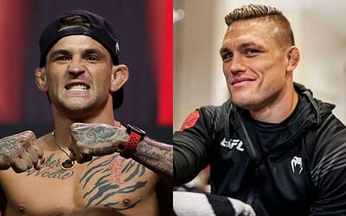 Dustin Poirier (left) and Drew Dober (right) [Dober image via @drewdober on Instagram]