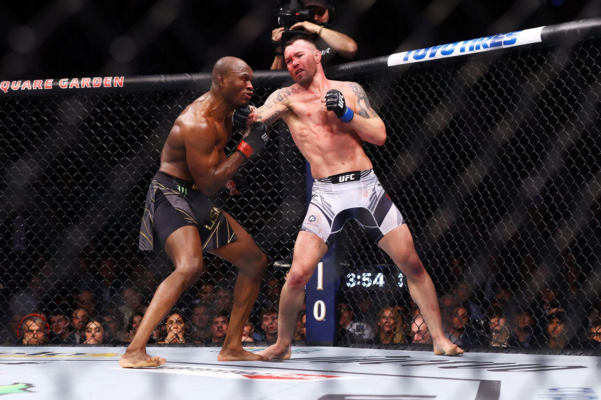 Kamaru Usman (L) and Colby Covington (R) have a combined record of 37-4