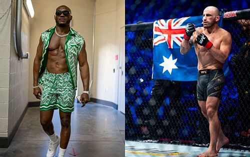 Kamaru Usman (L) and Alexander Volkanovski (R) [Images via @usman84kg and @alexvolkanovski on Instagram]