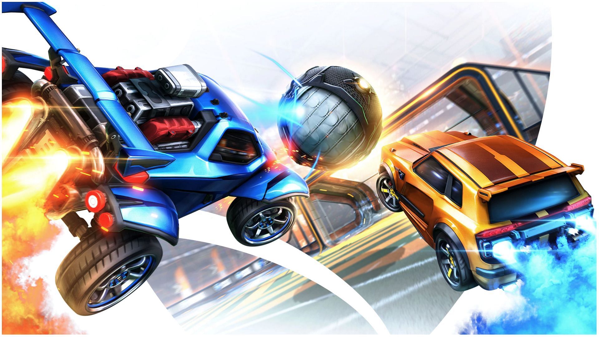 Rocket League is a great blend of sports and racing games (Image via Psyonix)