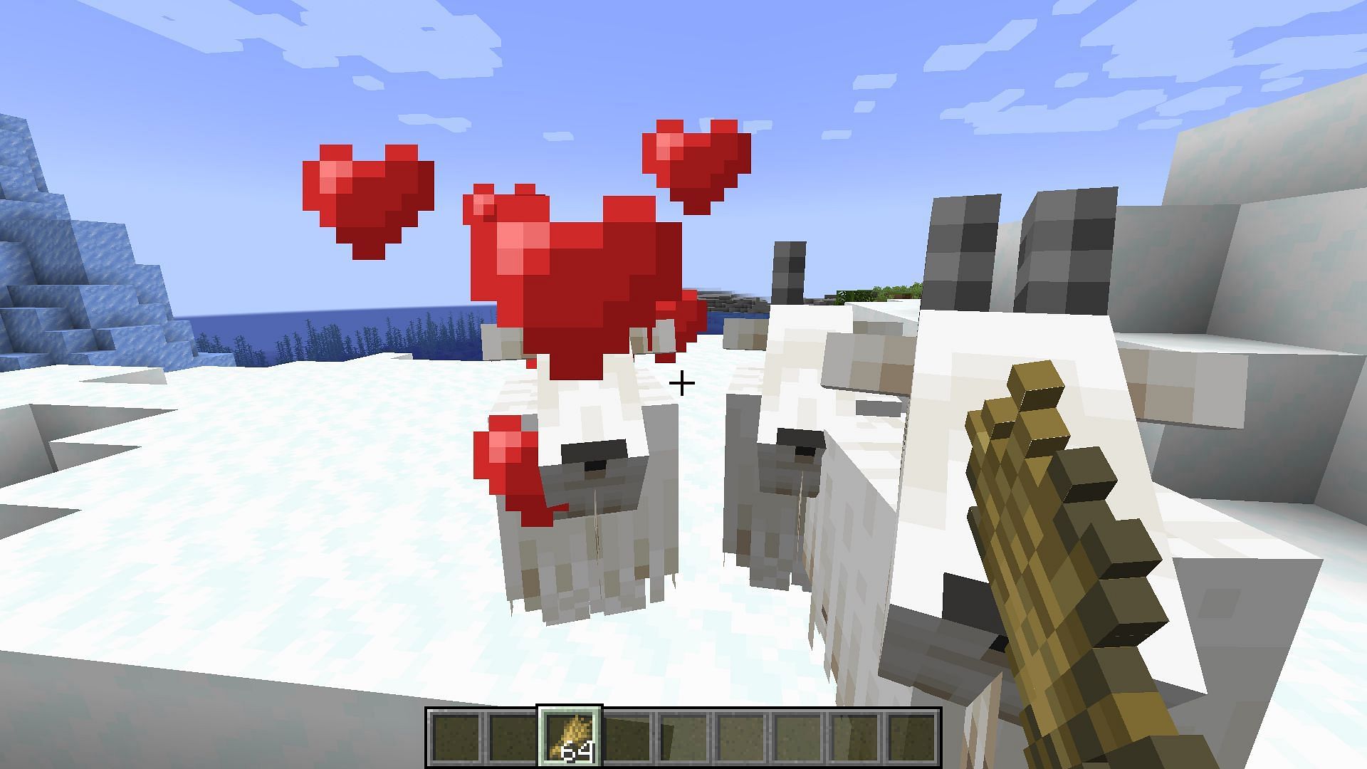 Goats will enter &#039;love mode&#039; after eating wheat (Image via Minecraft 1.19 update)