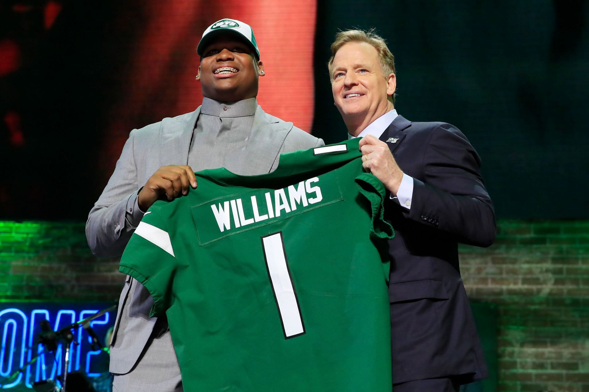Quinnen Williams was selected third overall in the NFL Draft