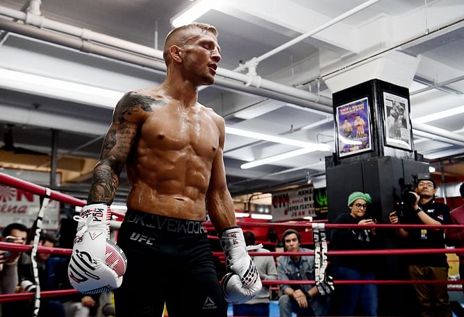 T.J. Dillashaw explains why he finds it bothersome when people discredit his past accolades