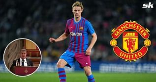 “We have no intention of selling him” - Manchester United handed blow as Barcelona president offers update on Frenkie de Jong