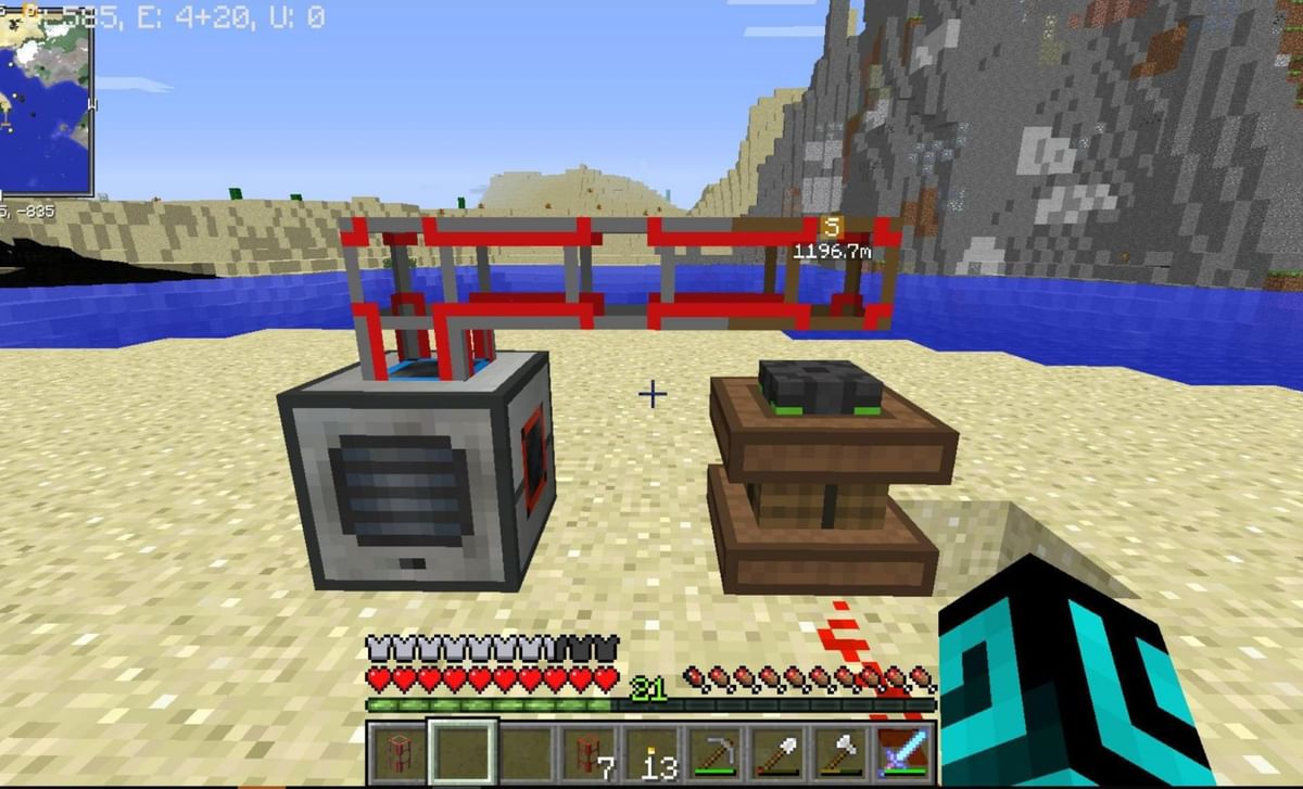 How to use a Buildcraft redstone engine in Minecraft update