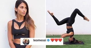 Lionel Messi left stunned as Antonella posts incredible Yoga pose picture