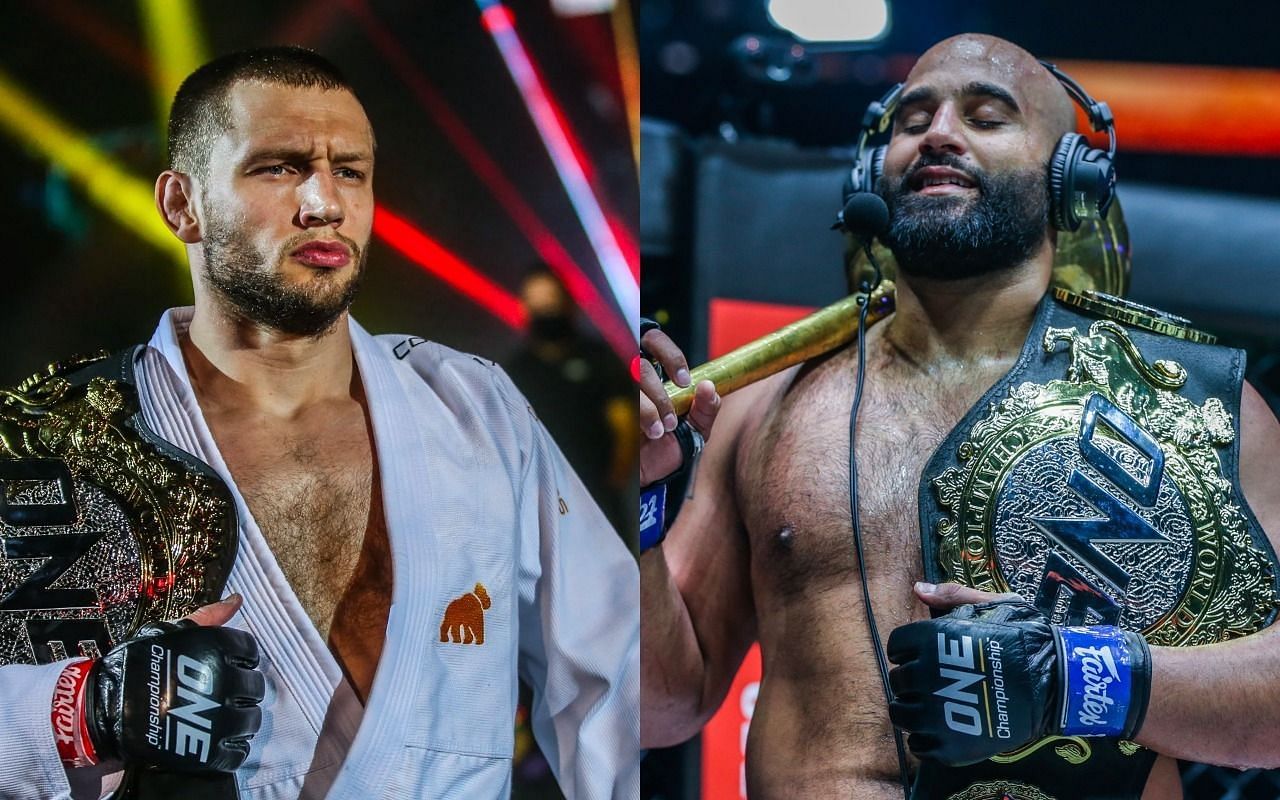 Arjan Bhullar (L) hopes Reinier de Ridder (R) wins his upcoming bout [Photos: ONE Championship]